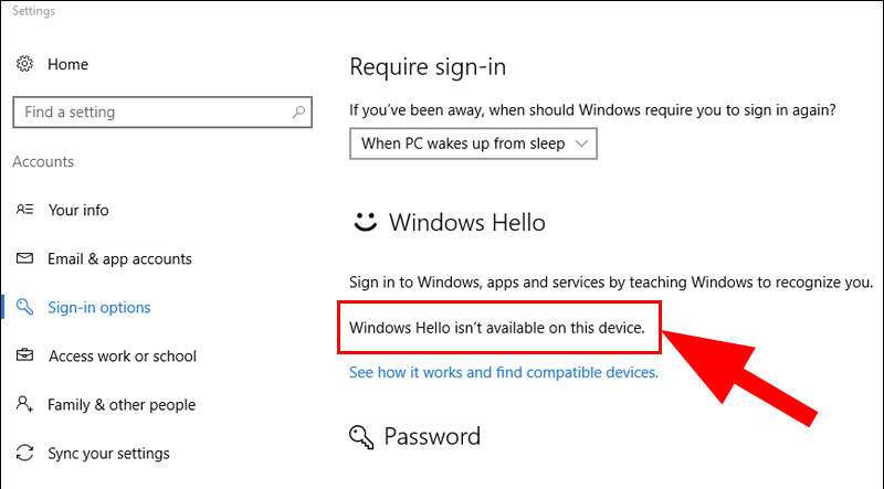 5 Cách mở máy tính không cần mật khẩu cực đơn giản 5 Mở máy tính bằng Windows Hello