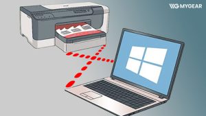 laptop khong nhan may in