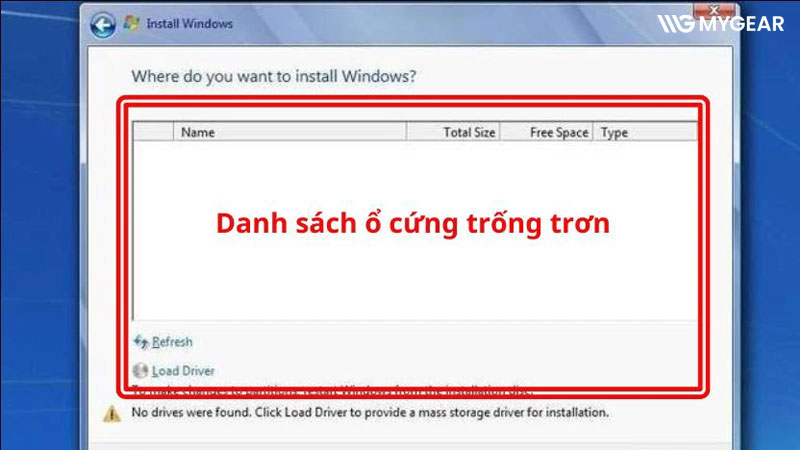 Cài win không nhận ổ cứng: Nguyên nhân và cách xử lý