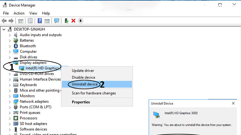 Nguyên nhân màn hình máy tính bị sọc dọc màu xanh và cách xử lý