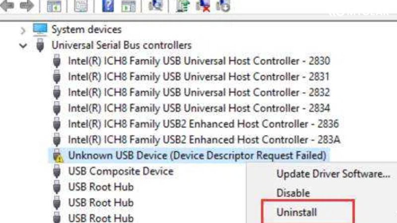 Vì sao máy tính không nhận điện thoại qua cổng usb? 12 Vì sao máy tính không nhận điện thoại qua cổng usb?