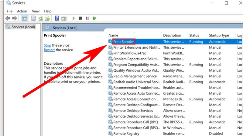 Cách sửa lỗi máy tính không nhận máy in qua cổng USB 21 Cách sửa lỗi máy tính không nhận máy in qua cổng USB