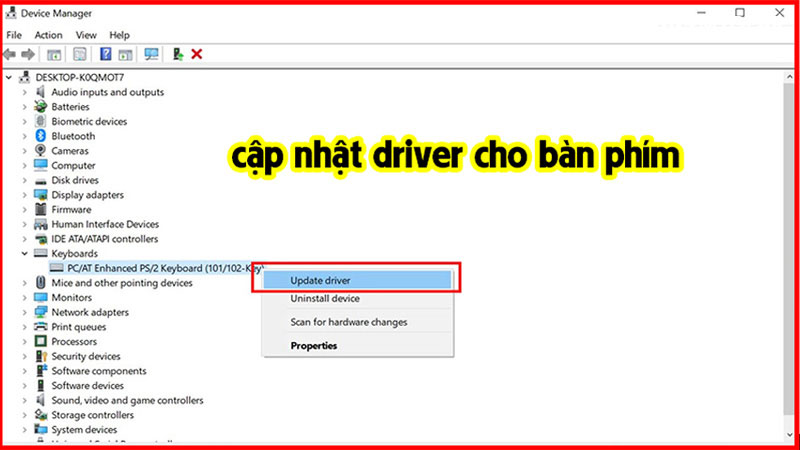 Cách khắc phục bàn phím laptop bị chạm mạch, kẹt phím