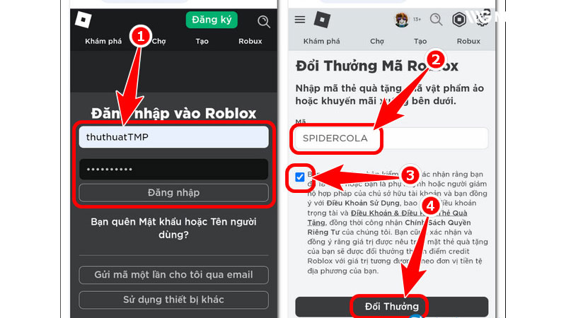 Cập nhật full code Roblox mới nhất và cách nhập chi tiết