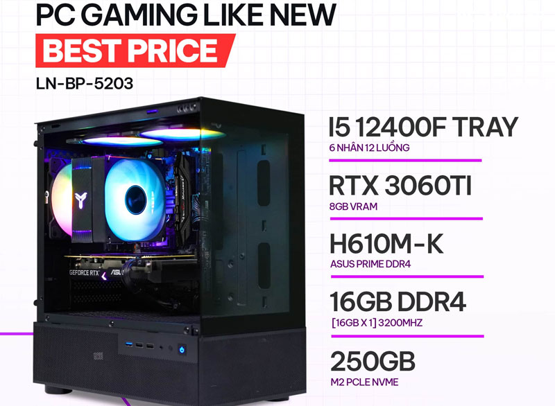 TOP 7 full bộ pc gaming cũ giá rẻ chơi game ổn định nhất nên chọn lựa