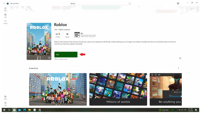 Hướng dẫn tải Roblox miễn phí trên laptop, PC và điện thoại