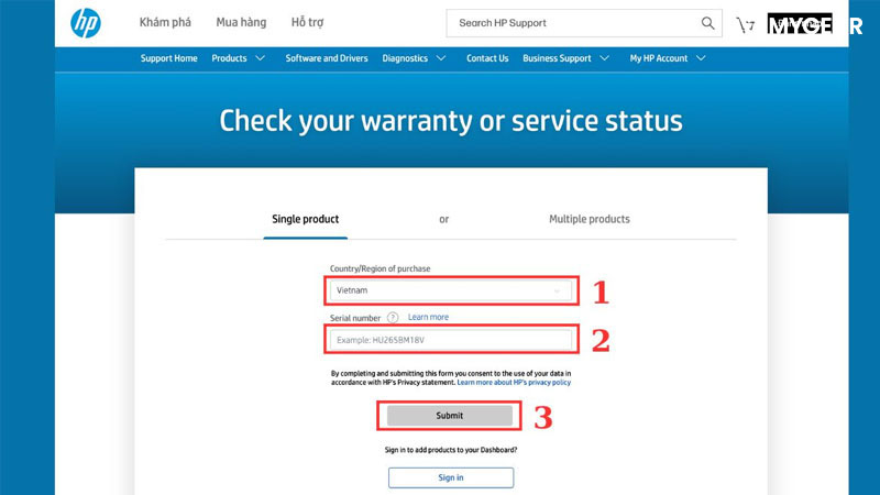 Thông tin địa chỉ trung tâm bảo hành HP tại Tp. HCM